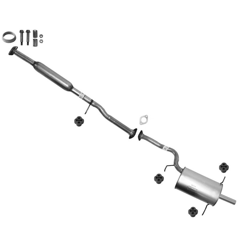 Exhaust System Extension Pipe Muffler Bolts For 06-08 Forester 2.5L Natural Aspr