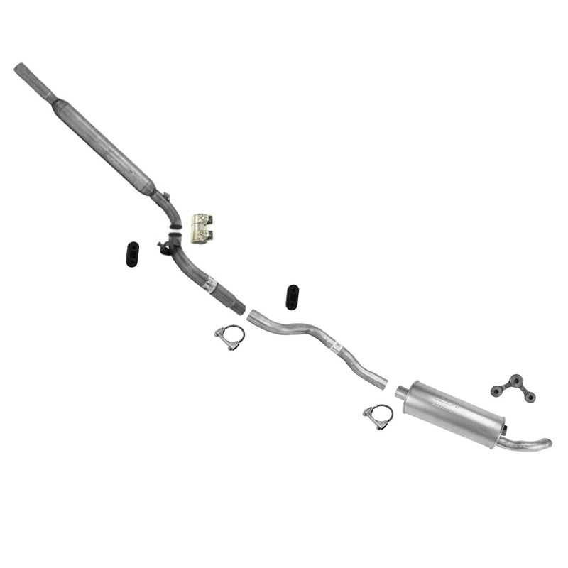 Exhaust System Pipe Muffler Resonator for 1992-1995 Plymouth Acclaim 3.0L V6