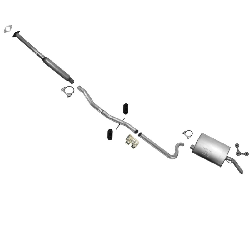 Exhaust System Pipe Muffler Resonator For 2006 07 2008 Buick Lucerne CX CXL 3.8L