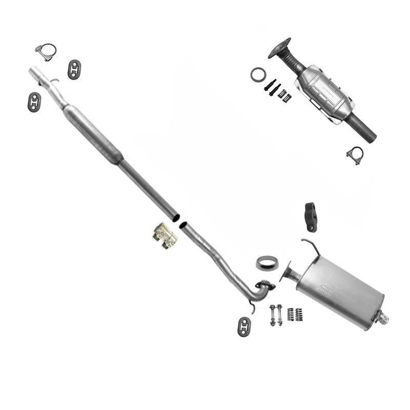 Muffler Exhaust Pipe Converter for 04-2011 Front Wheel Drive Mitsubishi Endeavor