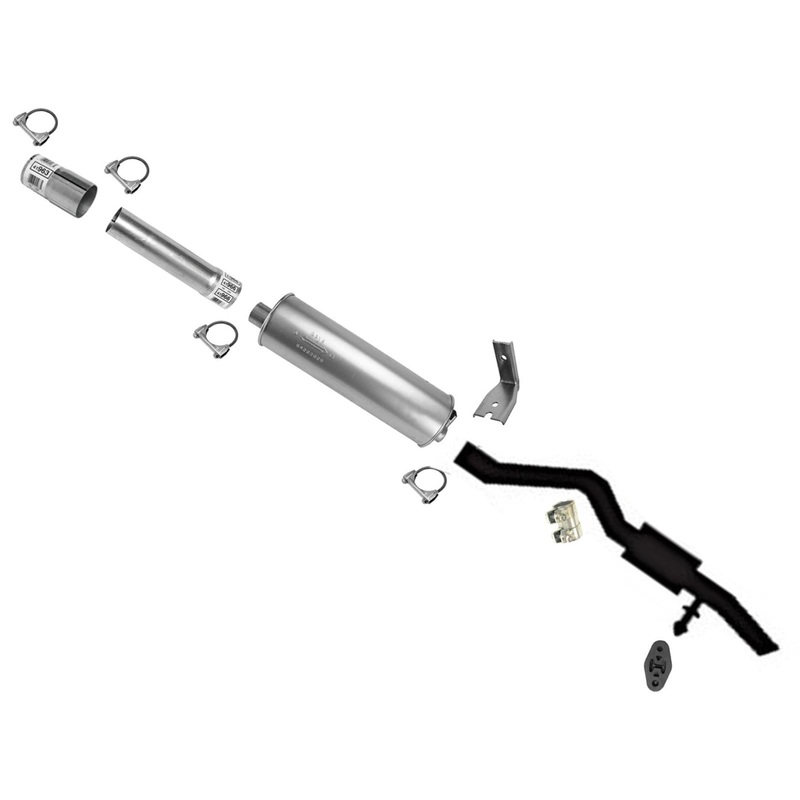 Muffler Tail Pipe Clamps Fits for 1992-1996 Chevrolet Lumina Van 3.4L 3.4L