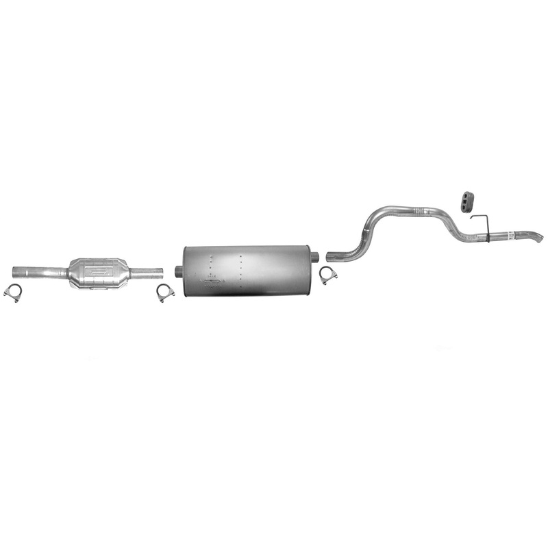 Rear Low Catalytic Converter Muffler Tail Pipe 02-04 for Jeep Grand Cherokee 4.0