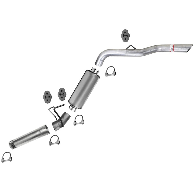 Rear Muffler Ext Pipe Tail Pipe Fits for 2007-2011 Ram 2500 6.7L Diesel Weld on