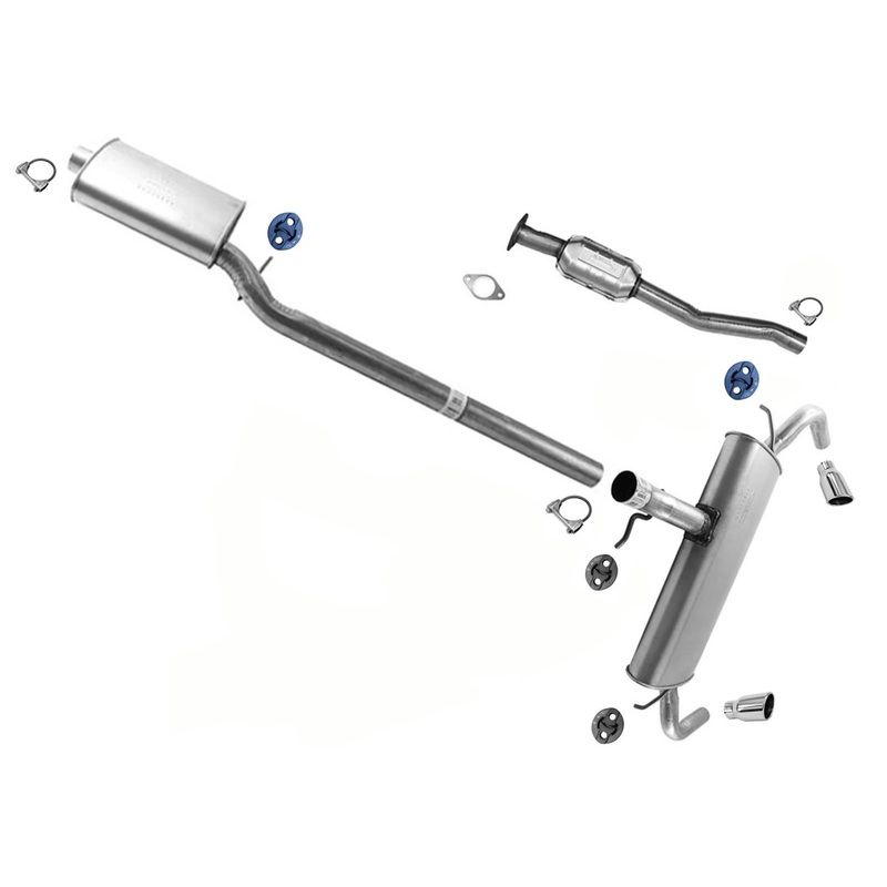 Bolt On Resonator Extension Pipe Rear Muffler For Chevrolet Equinox 10-12 3.0L