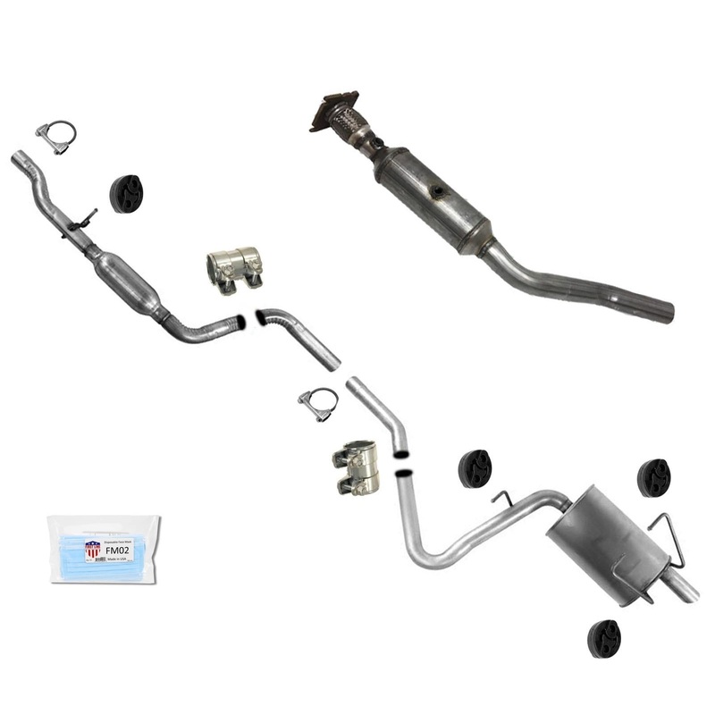 Catalytic Converter Muffler Pipe Exhaust System for 2009-2018 Dodge Journey 2.4L