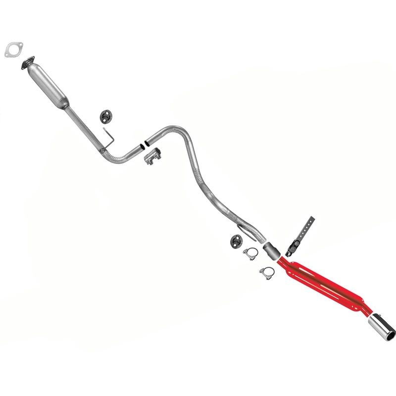Cherry Bomb Performance Muffler Exhaust System For Chevrolet 2005-10 Cobalt 2.2L