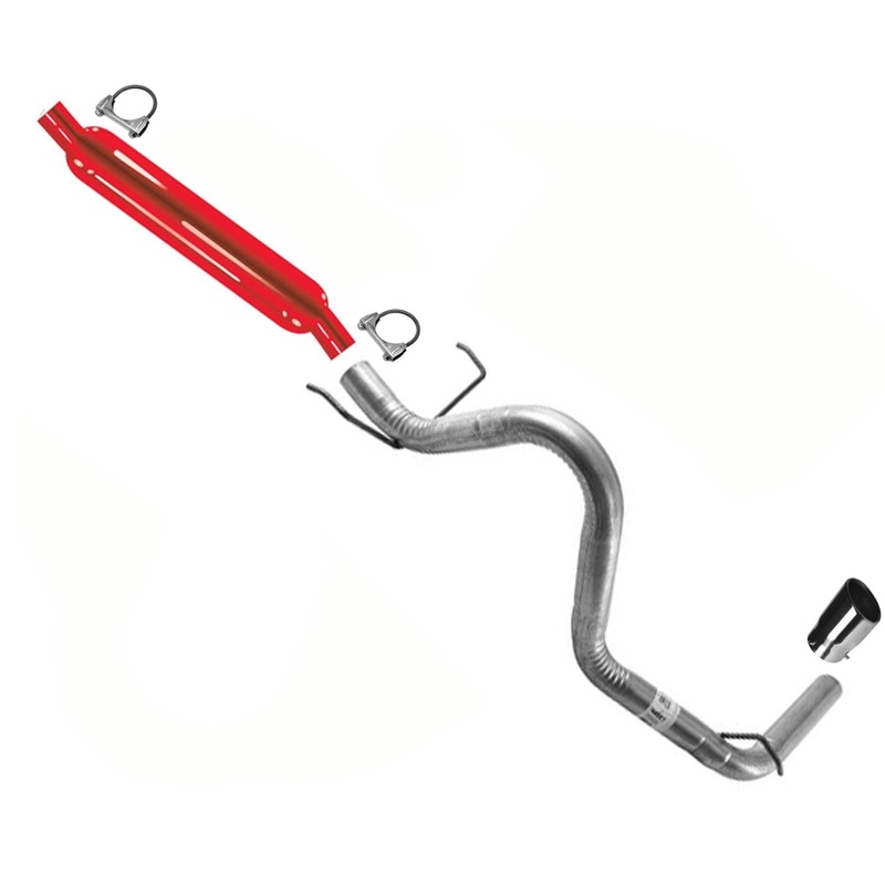 Cherry Bomb Performance Muffler Tail pipe For 13-20 Toyota Tacoma 2.7 3.5L 4.0L