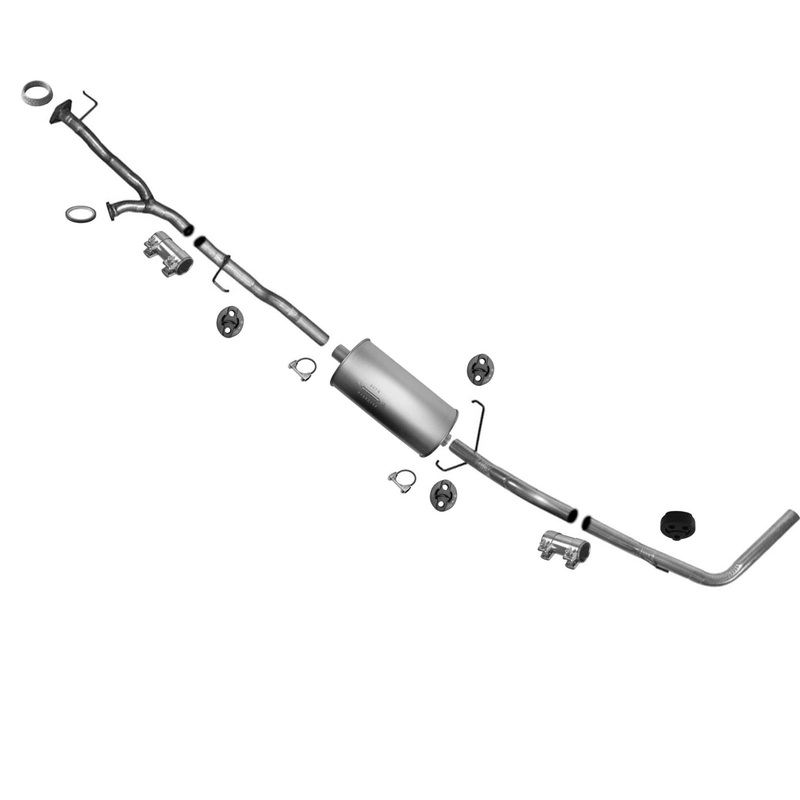 Exhaust Extension Y Pipe Muffler Tail Pipe fits 2005-2006 Toyota Tundra 4.0L
