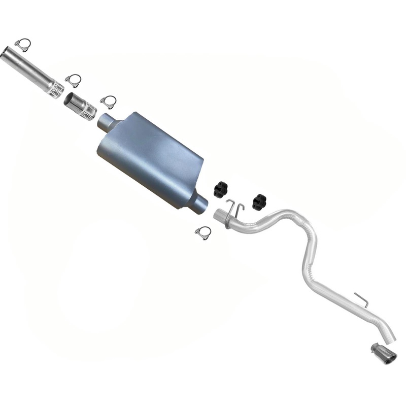 Exhaust Performance Aluminum Muffler Tail Pipe for Jeep Wrangler 1987-1996