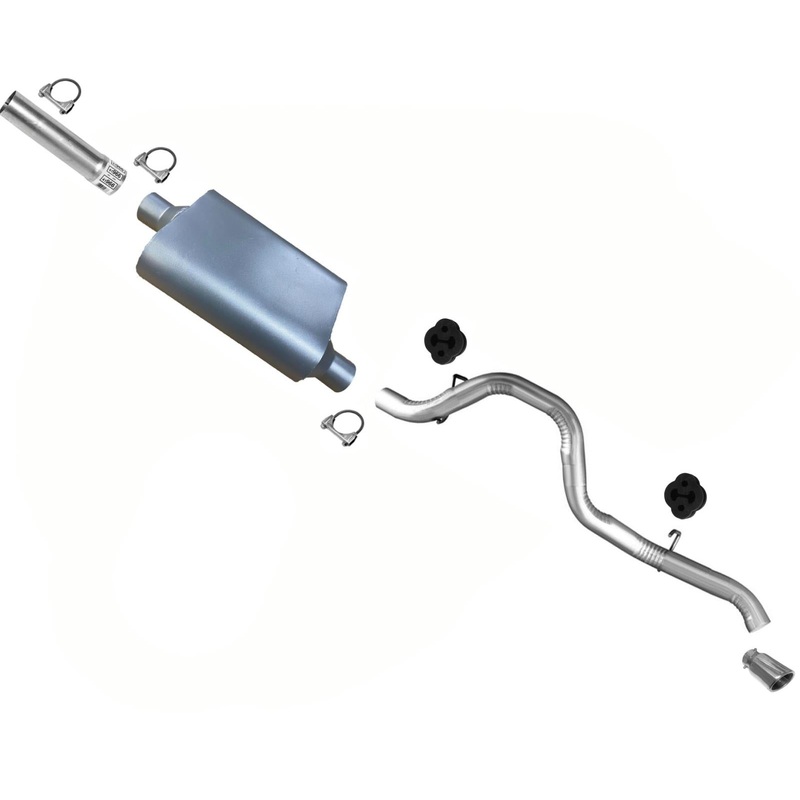 Exhaust Performance Aluminum Muffler Tail Pipe for Jeep Wrangler 1997-2006