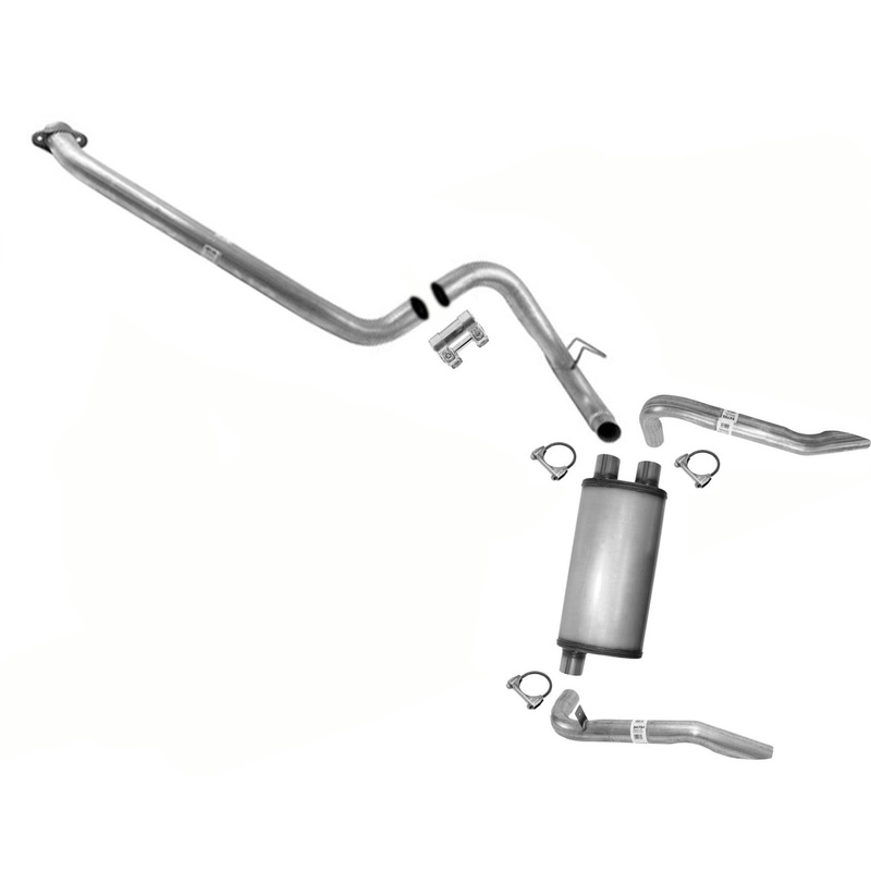 Extension Pipe Performance Xlerator Rear Muffler For Chevrolet Camaro 5.7 86-90