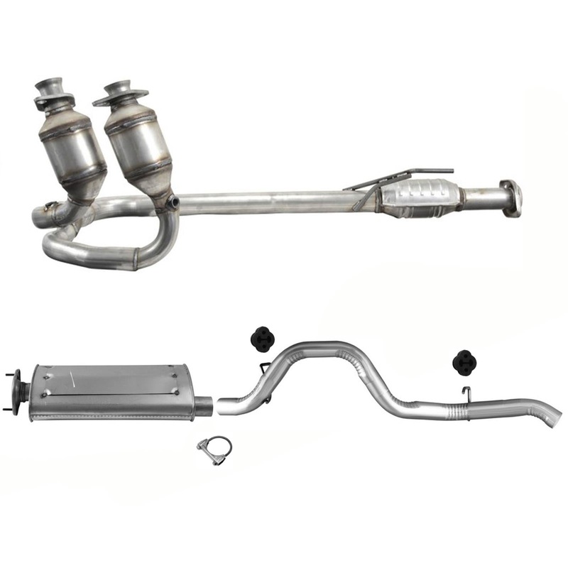 Front Engine Pipe with Catalytic Converter For Jeep Wrangler 4.0L 2004-2006