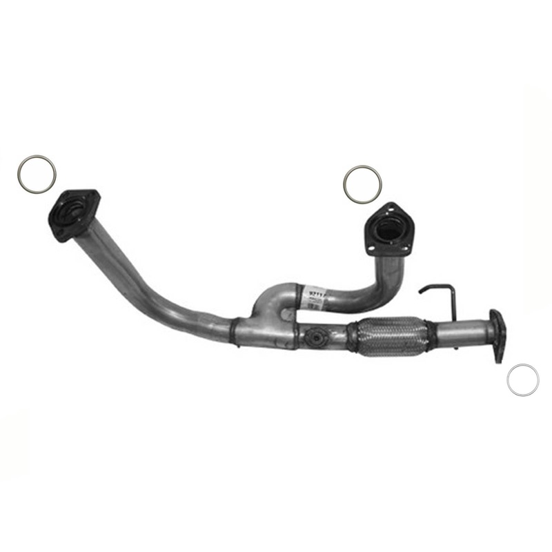 Front Under Engine Y Flex Pipe For Honda Pilot 03-04 3.5L REF 18210-S9V-A01