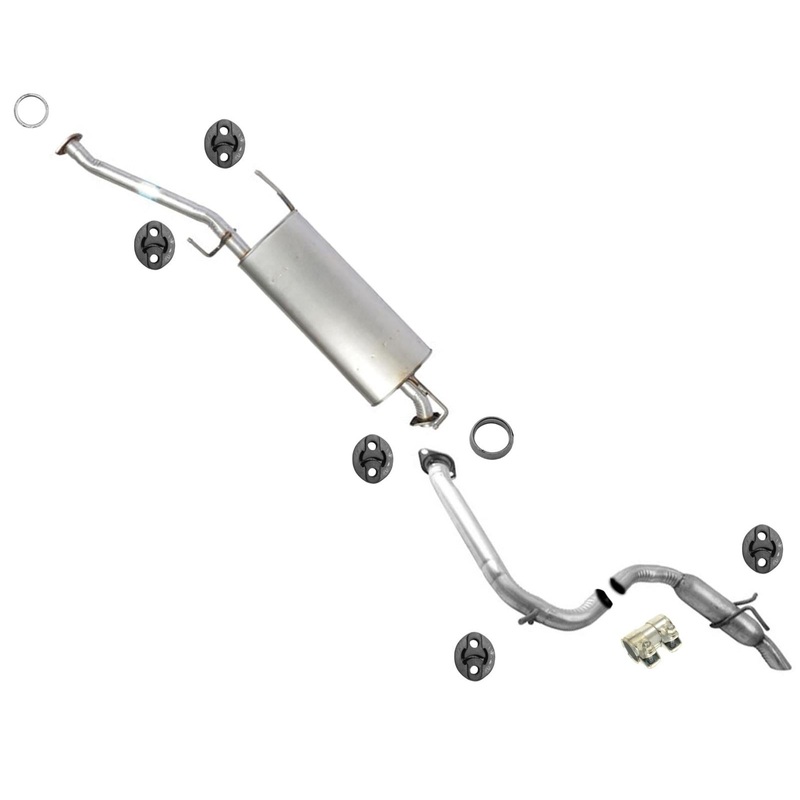 Muffler and Tail Pipe Assembly Fits 2013-2018 Toyota Rav4 2.5L Gasoline