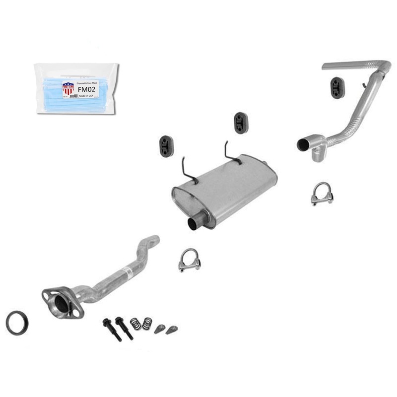 Muffler Exhaust Pipe For Ford Ranger 3.0L 4.0L 1998-03 With126 Inch Wheel Base