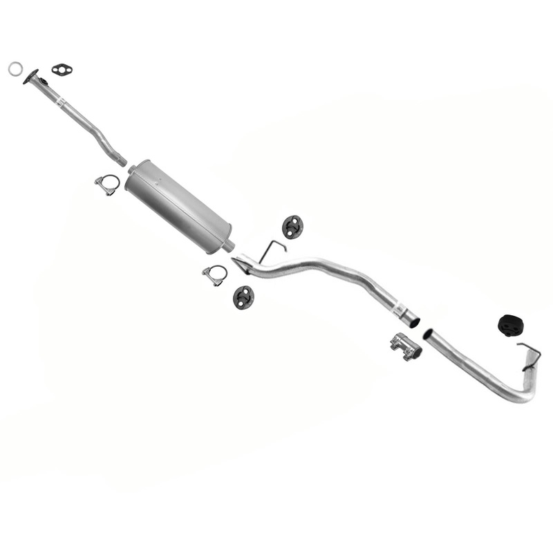 Muffler Exhaust System for Toyota 1999-2004 Tacoma 2.4L with 121.9" Wheelbase
