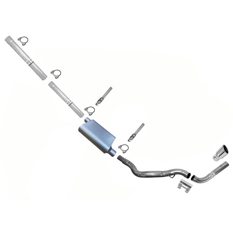 Performance Exhaust For 02-05 Ram Pick Up 1500 4.7  W 120.5 140.5 Wheelbase