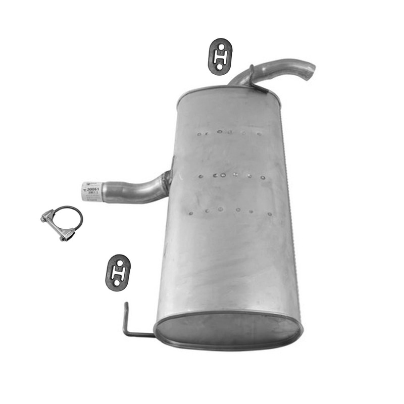 Rear All Steel Improved Muffler Fits For Jeep Compass 4 Wheel Drive 2.4L 12-17