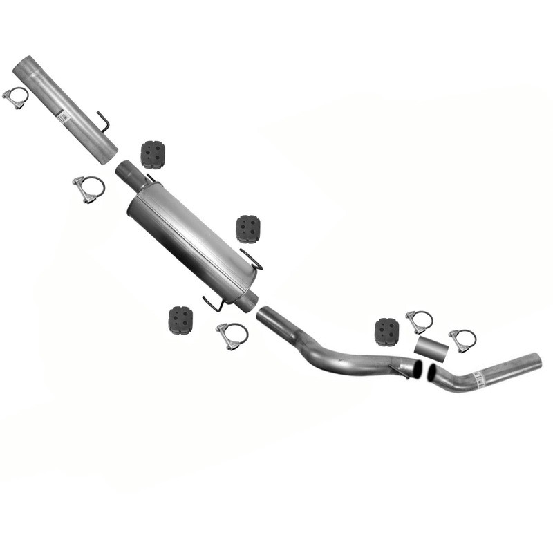 Rear Muffler Extension Pipe Tail Pipe For Ram 2500 5.9L Turbo Diesel 2005-2009