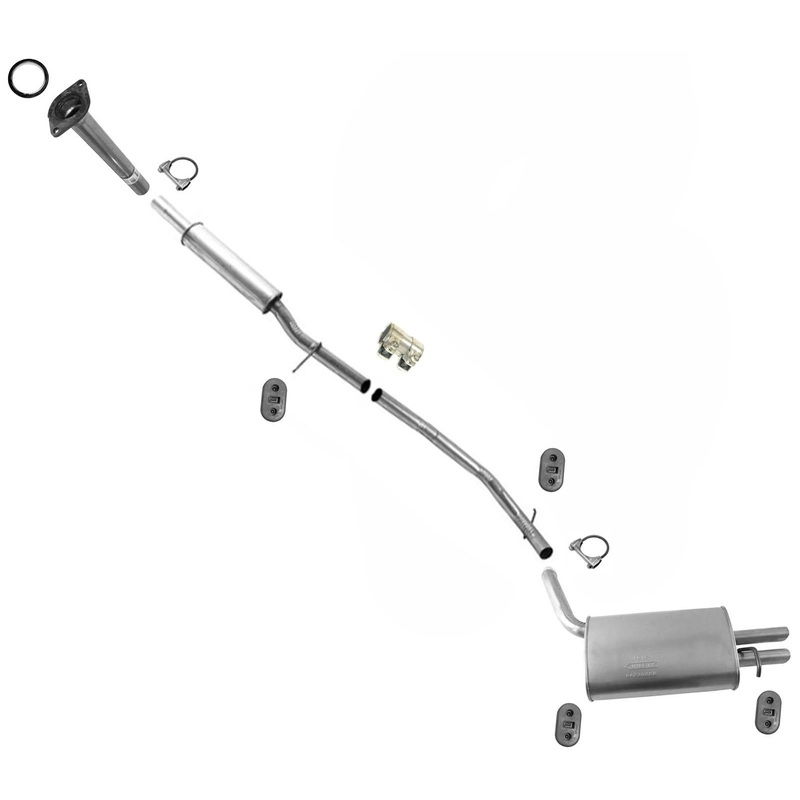 Resonator Muffler Pipe for Federal Emission 2008-2009 Ford Taurus X Model