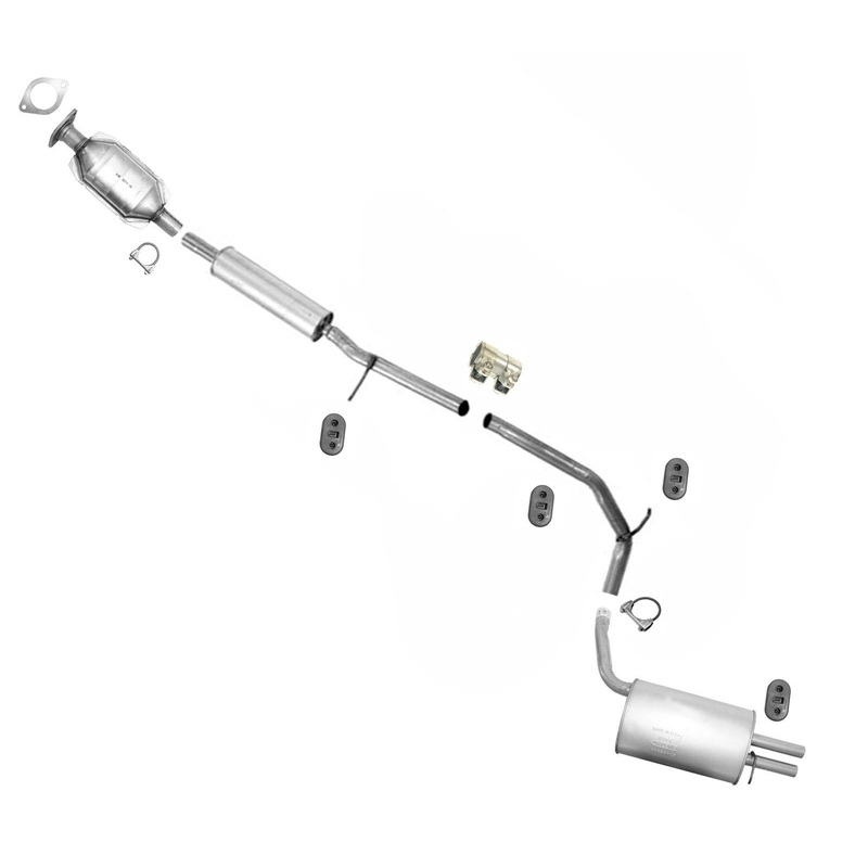 Resonator Muffler Pipe for PZEV SULEV Emissions 2008-2009 Ford Taurus 3.5L