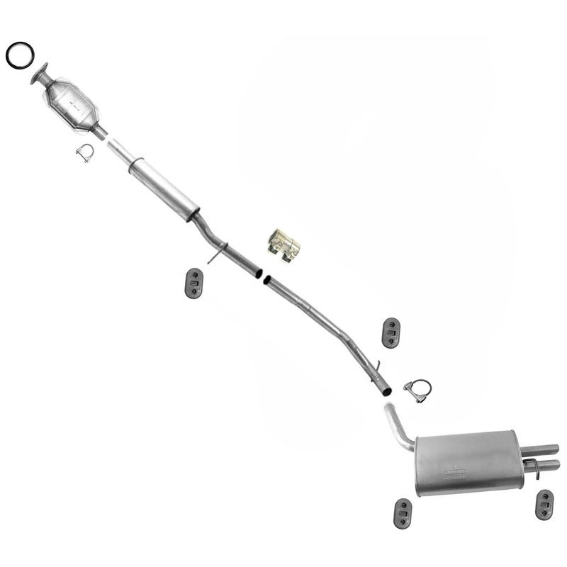 Resonator Muffler Pipe for PZEV SULEV Emissions 2008-2009 Ford Taurus X Model