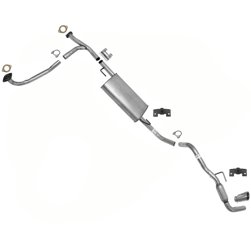 Resonator Muffler Tail Pipe Exhaust System For 2005-2017 Nissan Frontier 4.0L