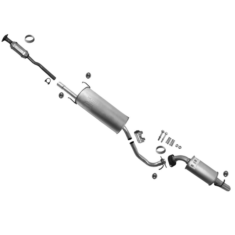 Catalytic Converter Muffler Resonator Pipe for Toyota Highlander Hybrid 08-10