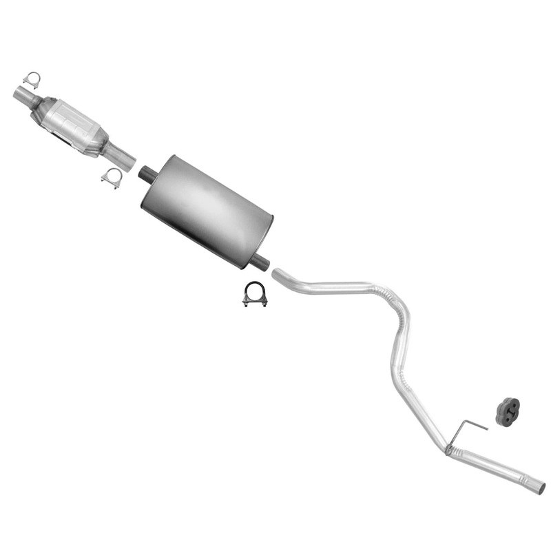 Catalytic Converter Muffler Tail Pipe Exhaust for Jeep Grand Cherokee 4.0 96-97
