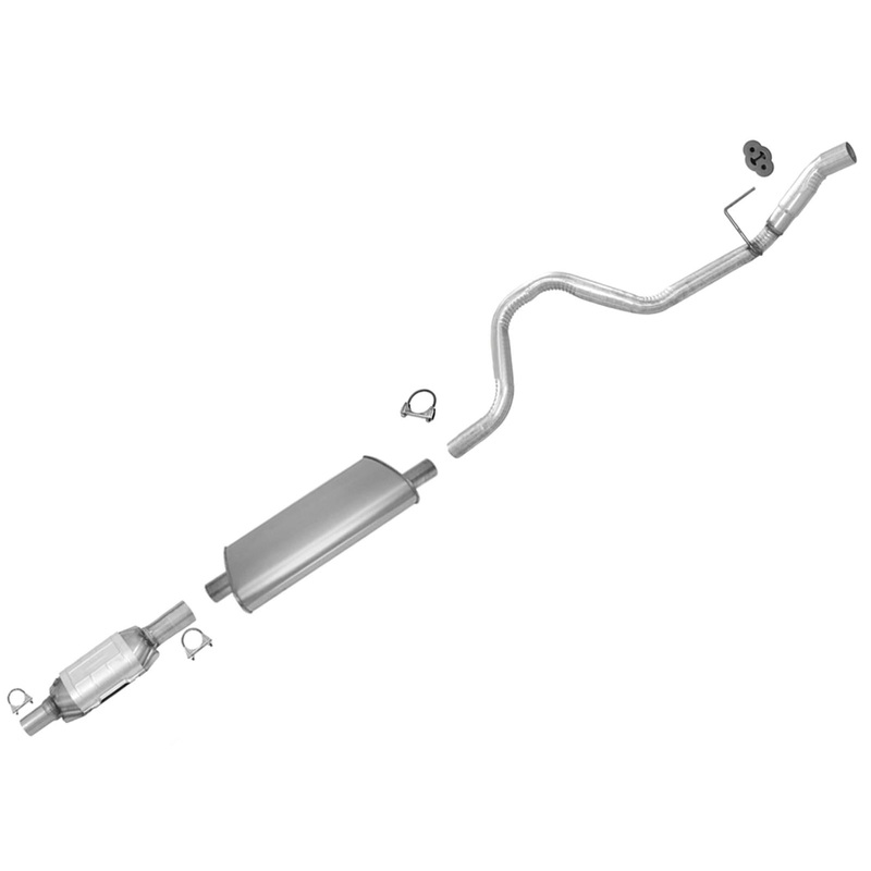 Catalytic Converter Muffler Tail Pipe Exhaust for Jeep Grand Cherokee 96-97 5.2