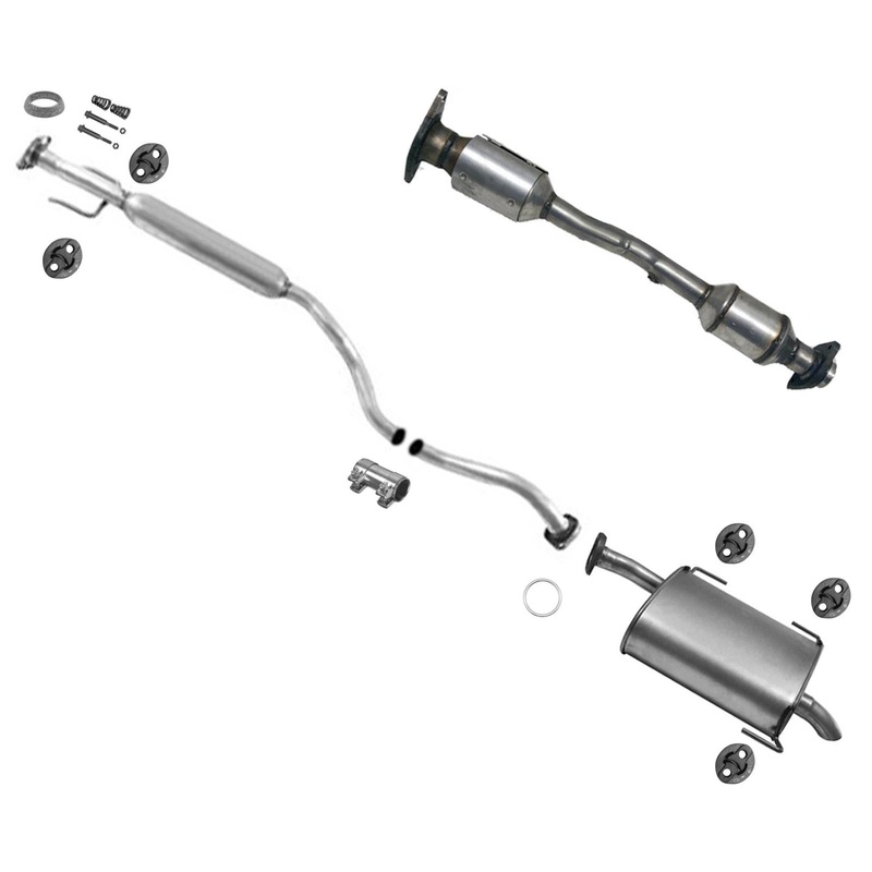 Catalytic Converter Resonator Muffler Exhaust Pipe Sys for 2009-2014 Nissan Cube