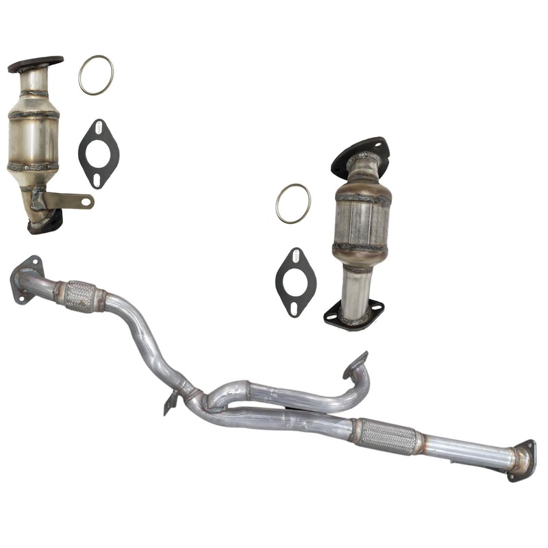 Catalytic Converters Engine Y Flex Pipe For GMC Acadia Outlook 3.6L 2007-2008