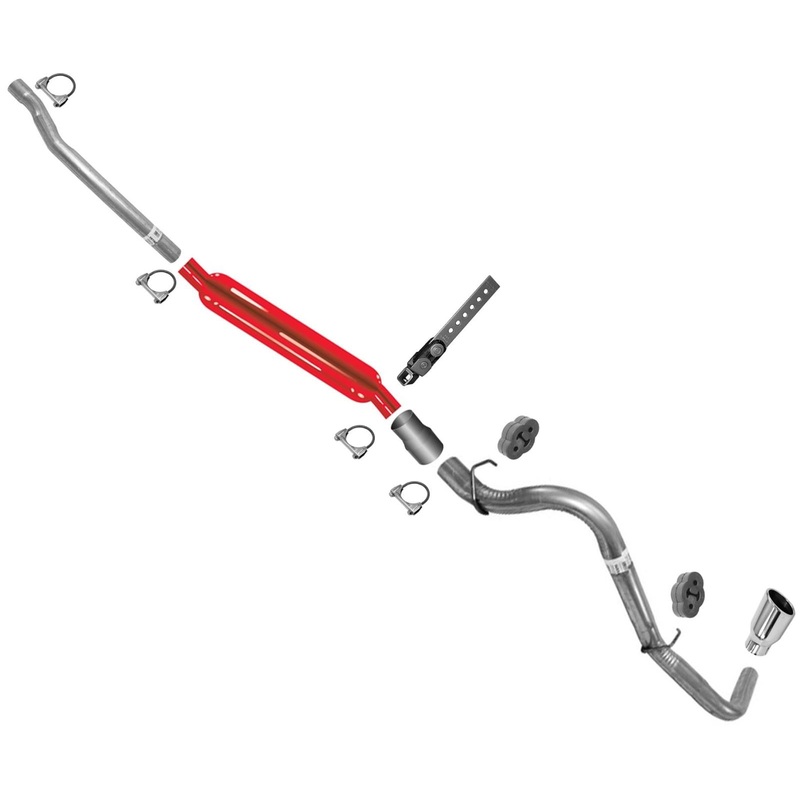 Cherry Bomb Performance Muffler Exhaust System For Dakota Club Cab 00-2003