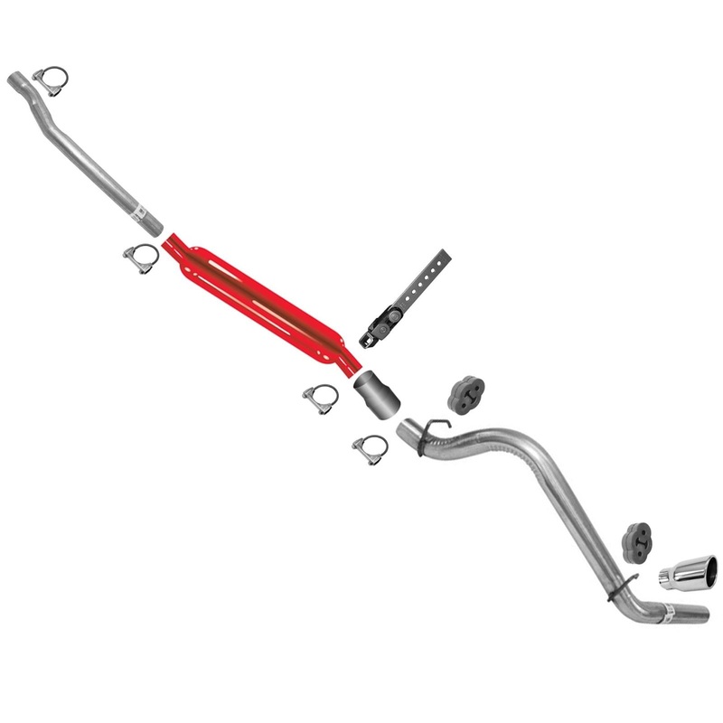 Cherry Bomb Performance Muffler Exhaust System For Dakota Club Cab 2000-2003