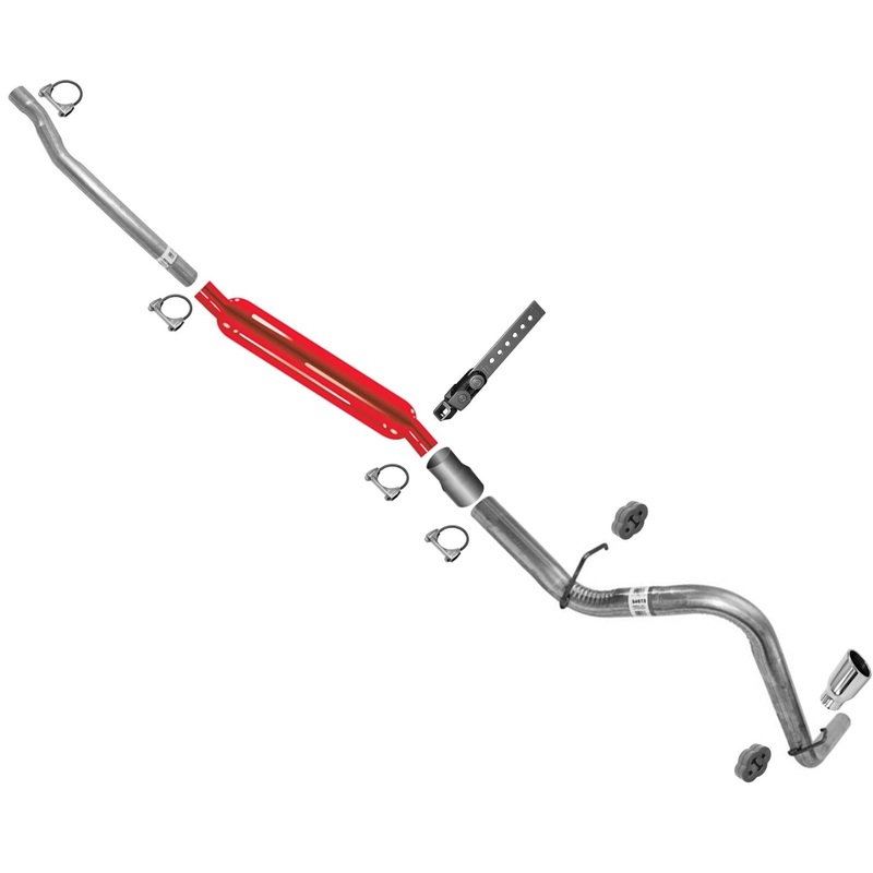 Cherry Bomb Performance Muffler Exhaust System For Dodge Dakota Quad Cab 00-03