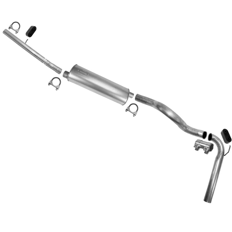 Exhaust System Pipe Rear Muffler Tail Pipe For 1995 Chevrolet G10 G20 G30 Van