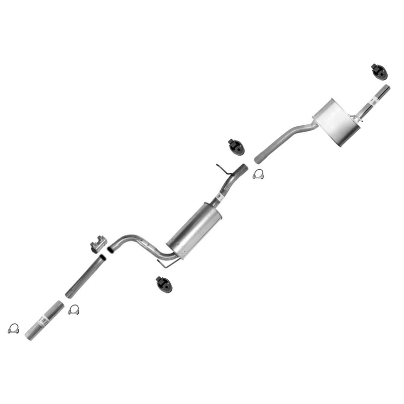 Exhaust System Resonator Pipe Muffler Tail Pipe for Ford Focus Wagon 00-07