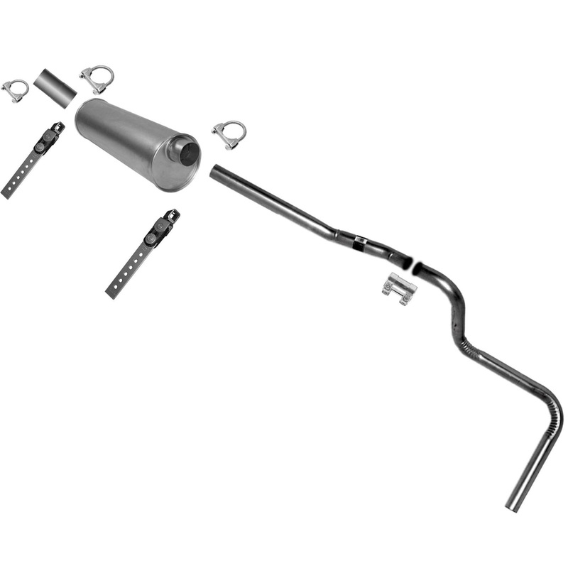 For E150 1984 1985 1986 Ford Econoline Van Muffler Tail Pipe Exhaust System