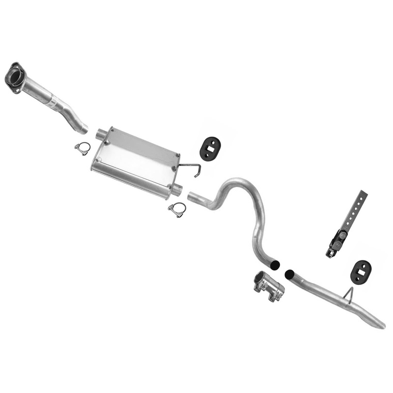 For Mustang 3.8L 1994-1998 OE Style Muffler exhaust system Flang Clamp Made USA