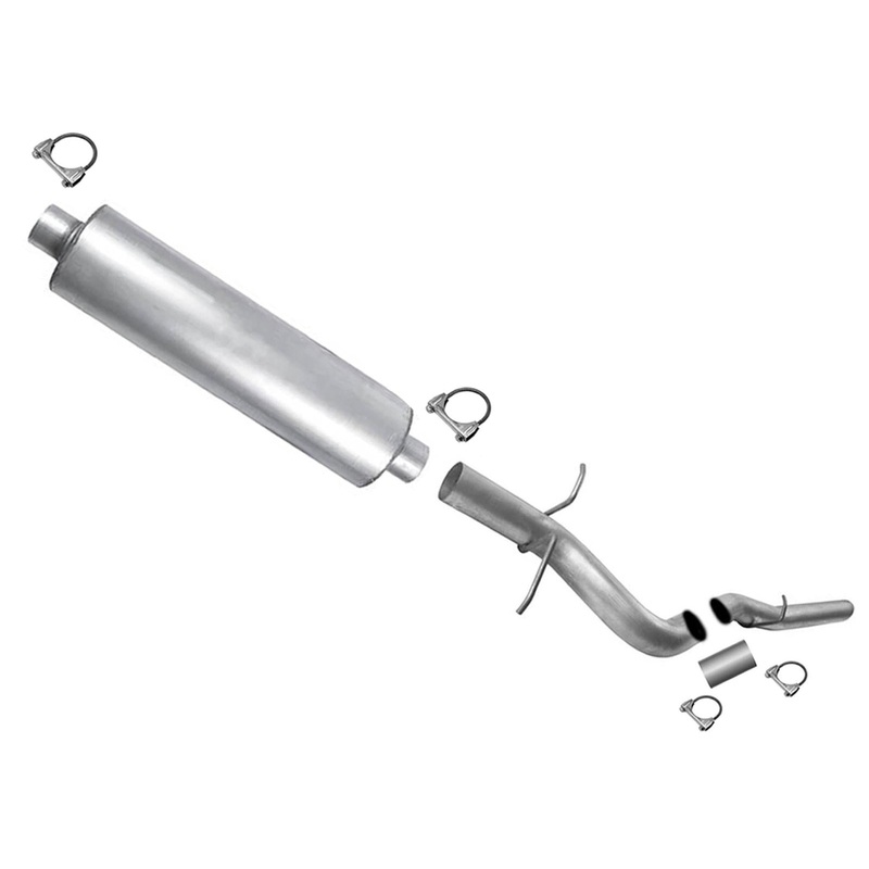 Heavy Duty Weld on Muffler Tail Pipe For GMC Sierra 2500HD 3500HD 11-2017 6.0L