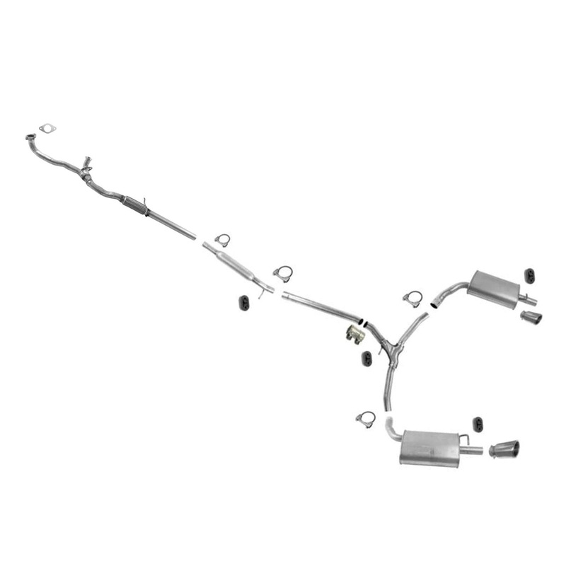 Middle Pipe Y Pipe & Mufflers For Ford Taurus 2013-2019 3.5L Natural Aspirated