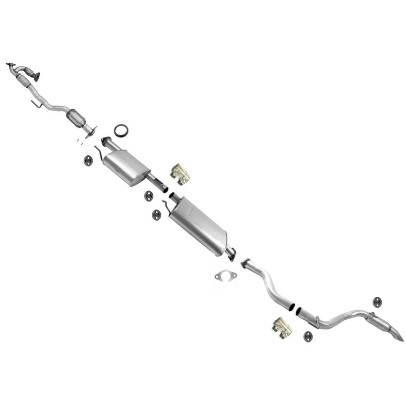 Middle Resonator Assembly & Tail Pipe For Nissan Pathfinder 2013-2018 3.5L