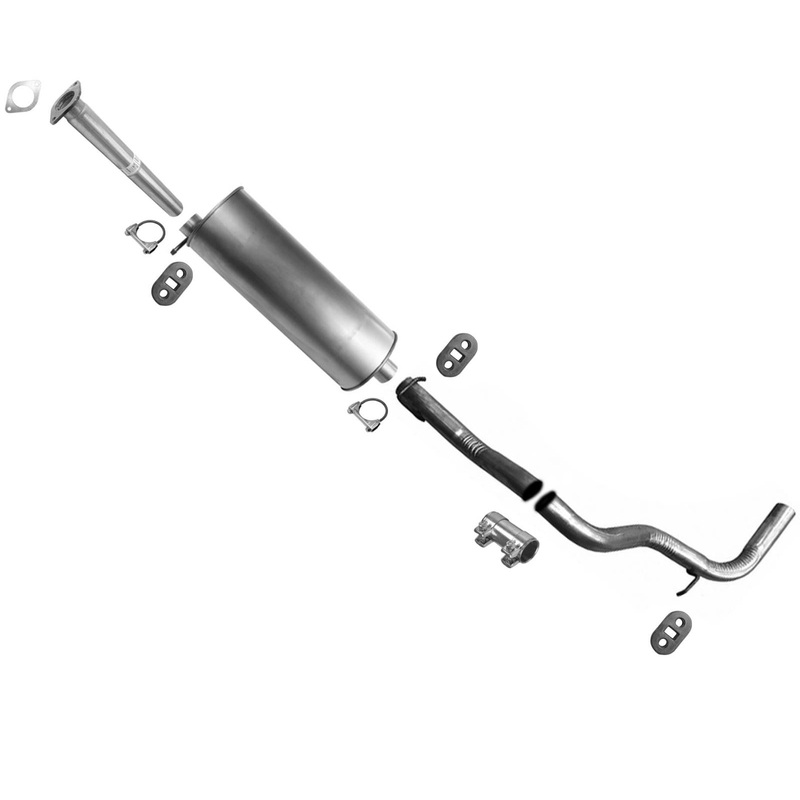 Pipe Muffler Tail Pipe Exhaust System For Express 1500 10-17 W/ 155" Wheelbase