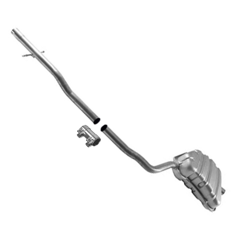 Rear Extension Pipe and Rear Muffler For Mini Cooper 1.6L 2002 2003 2004 2008