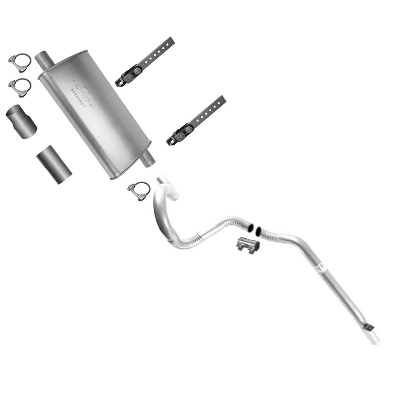 Rear Muffler and Tail Pipe For Buick LaSabre 3.8L 1979-1980 Sedan