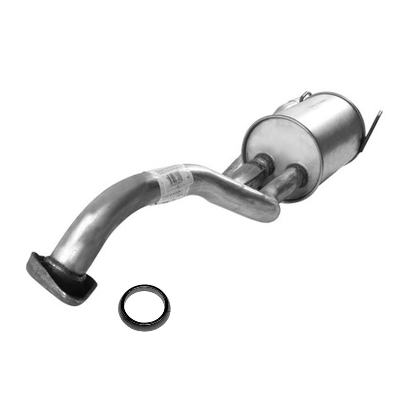 Rear Muffler Assembly With Gasket For Honda Fit Sport 1.5L 2009-2013