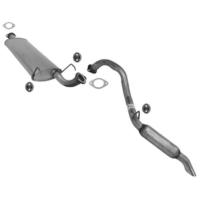 Rear Muffler Tail Pipe Resonator Gaskets MADE IN USA For Kia Sorento 2007-2009