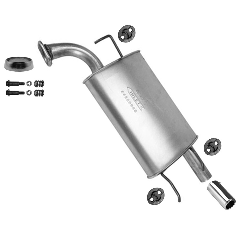Rear Muffler W/ Gasket & Hardware For Toyota Camry 2.5L & 2.5L Hybrid 2012-2017