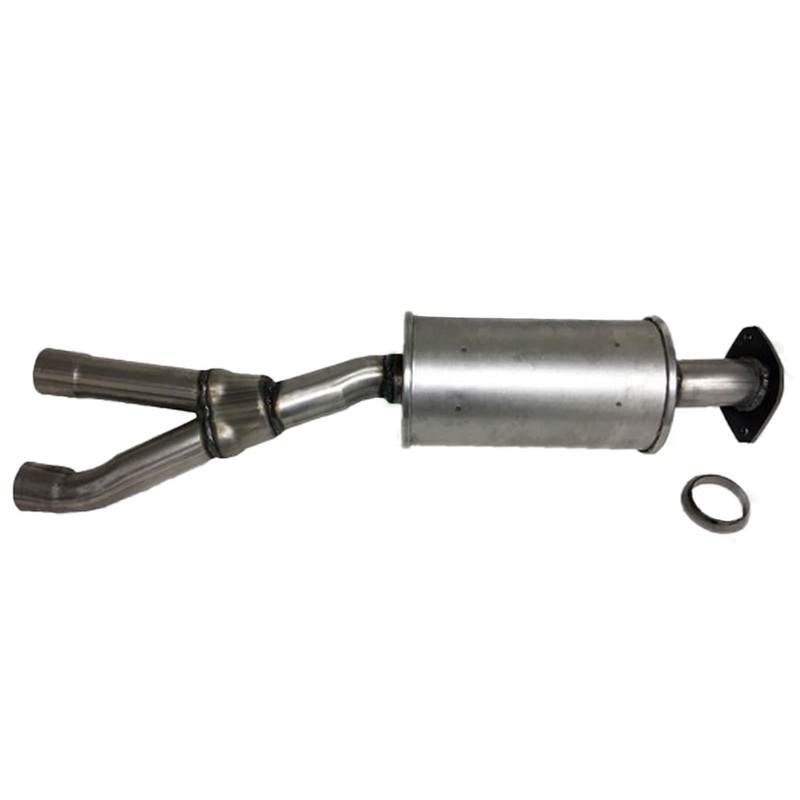 Rear Y Pipe with Middle Muffler For 2006-2012 IS250 AWD 2.5L