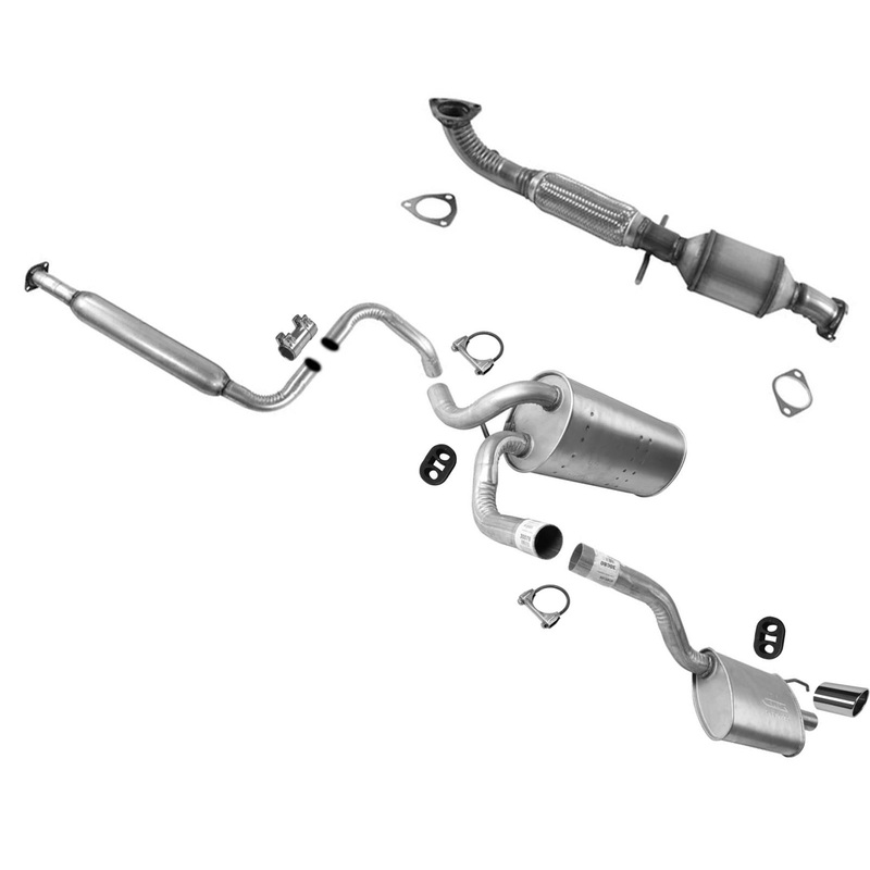 Resonator Ext Pipe Rear Muffler Exhaust System for Buick Verano 2012-2017 2.4L